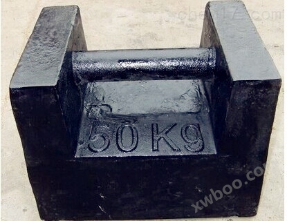 锁形砝码 50kg铸铁砝码
