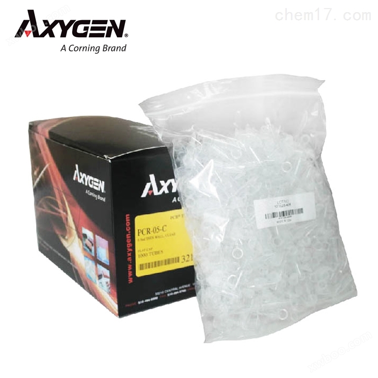 Axygen爱思进PCR-05-C平盖薄壁管0.5ml