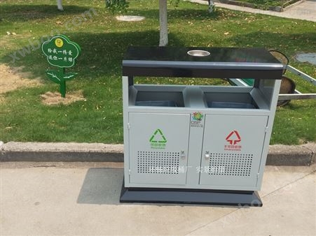 重庆垃圾桶 方形户外垃圾箱 金属垃圾桶