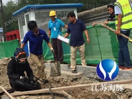 湘乡市管道口气囊封堵公司、潜水员水下封堵作业