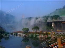深圳玫瑰海岸户外餐厅喷雾景观降温 案例