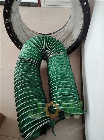 300口径三防布绿色螺旋风管