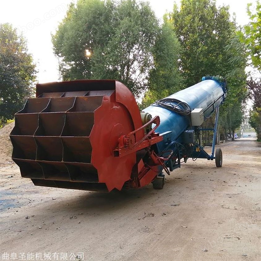 250方全自动土石方铲取料装车机 悬臂式斗轮堆取料机工作视频