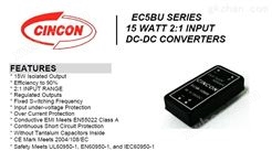 CINCON直流电源EC4BU-24D12 EC4BU-24S05