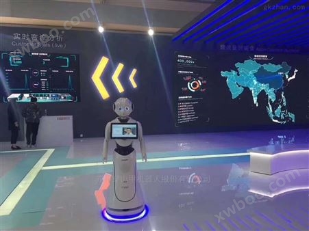 北京美团点评展厅迎宾讲解机器人